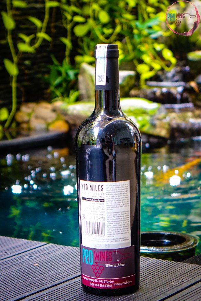 Rượu vang 770 Miles Cabernet Sauvignon – Prowine